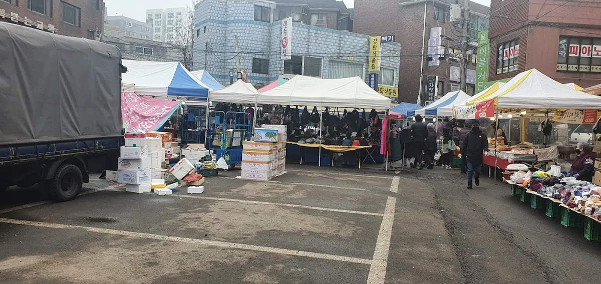 양곡오라니장터시장 전경