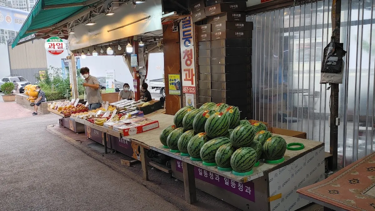 안양호계종합시장 전경