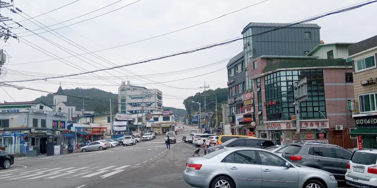 적성전통시장 전경