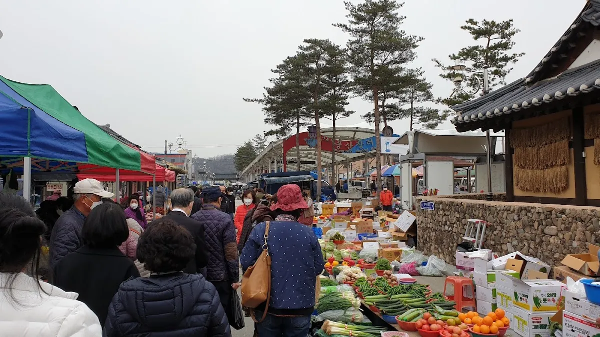 풍산공설시장 전경