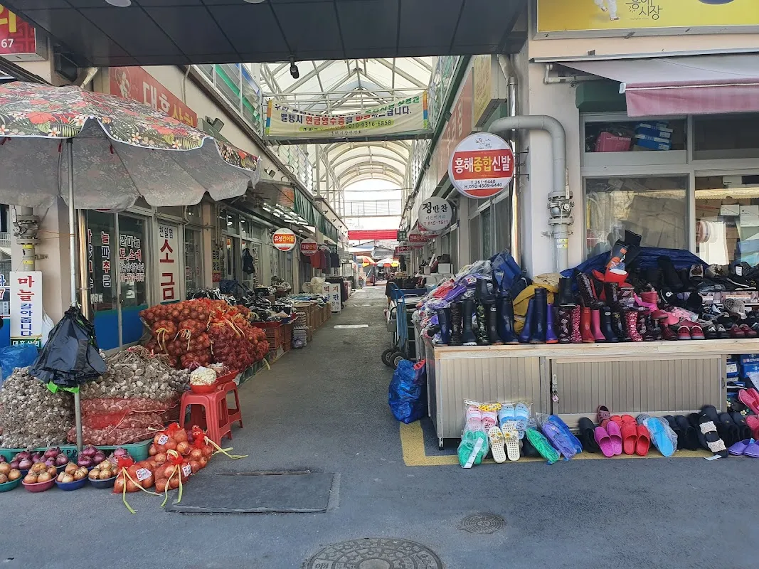 흥해시장 전경