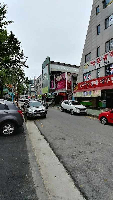 송강전통시장 전경