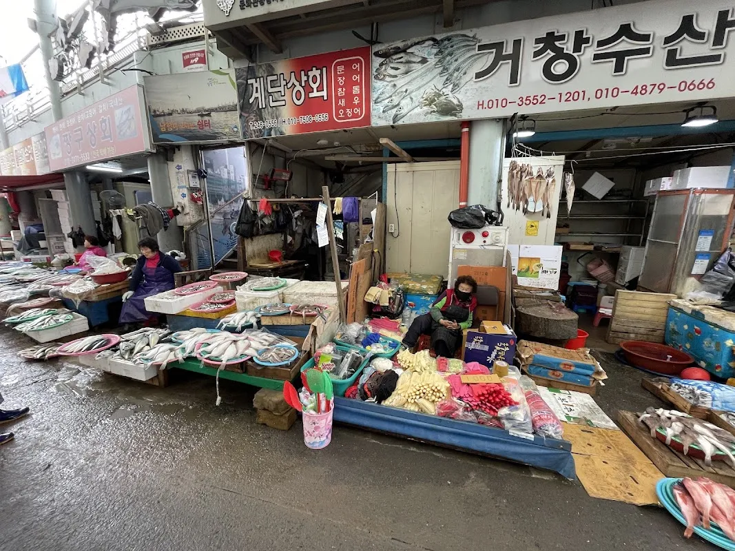 충무동새벽시장 전경