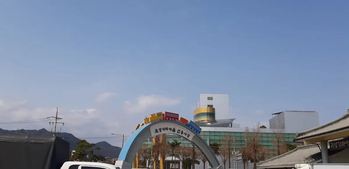 옥과5일시장 전경