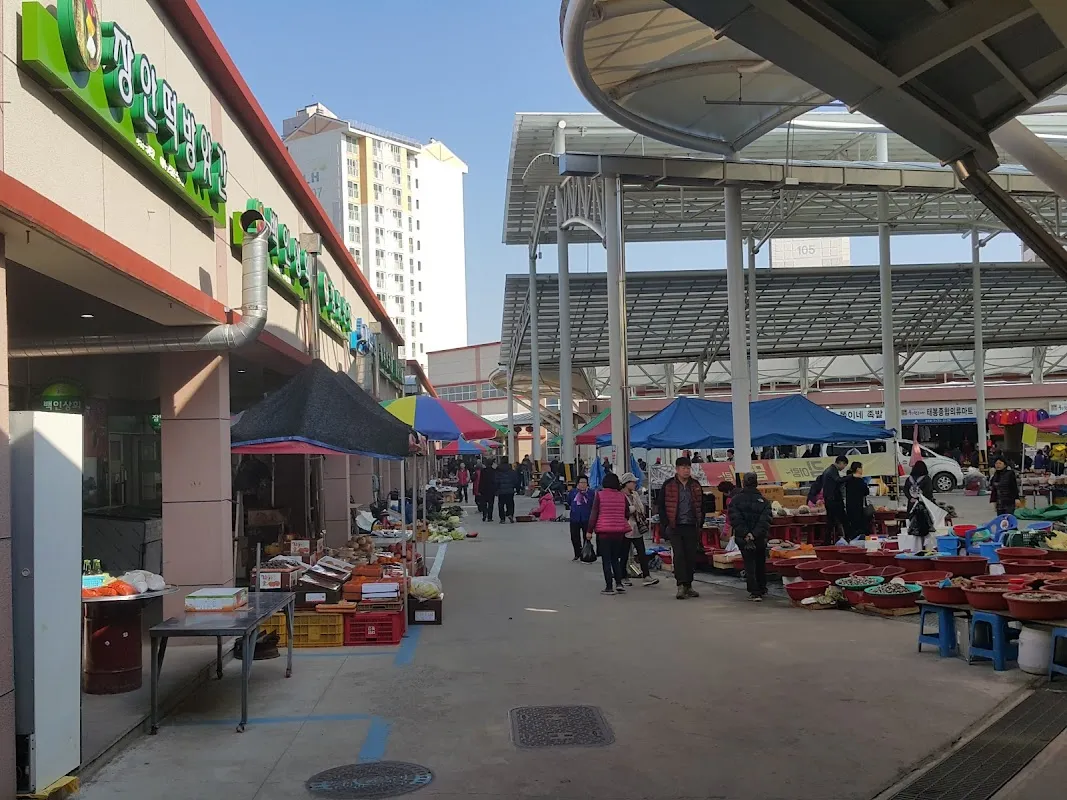 무안전통시장 전경