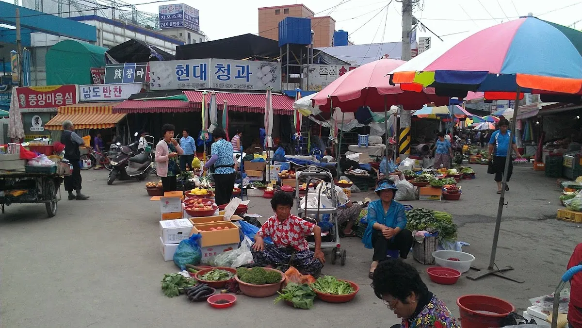 역전시장 전경