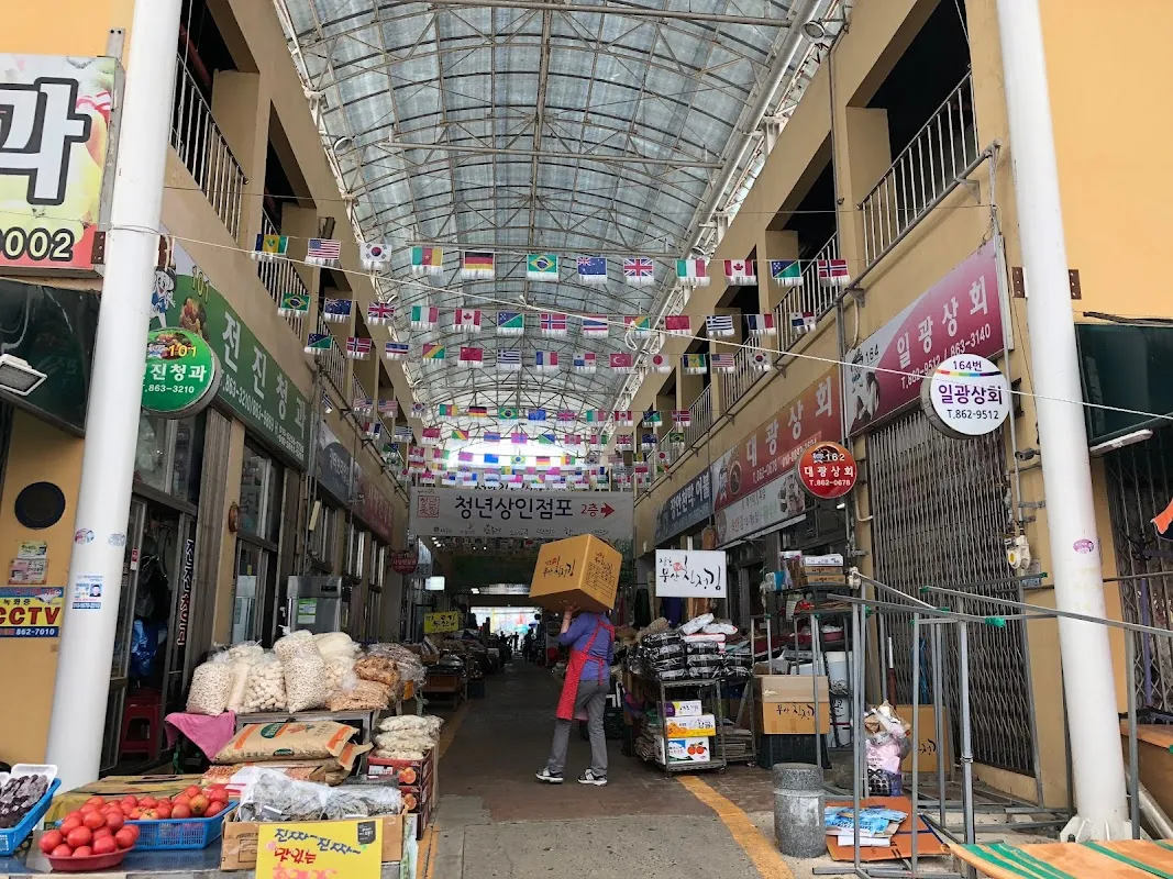 정남진장흥토요시장 전경