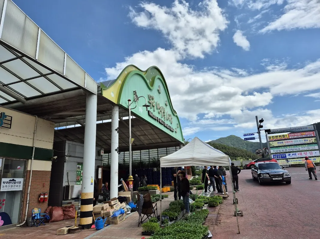 무주시장(반딧불장터) 전경