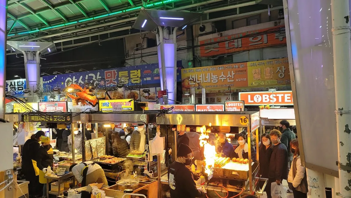 제주동문수산시장 전경